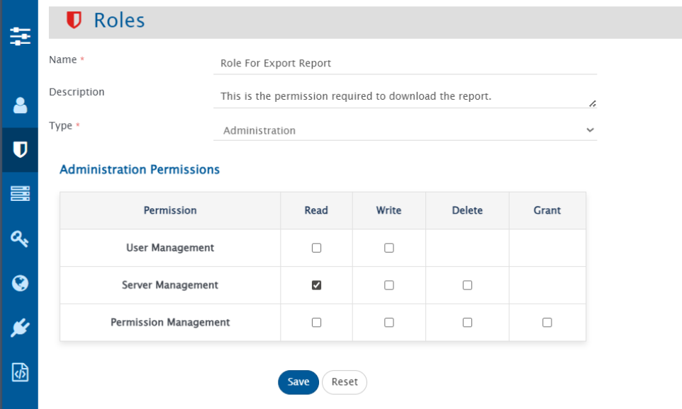 Required Permission